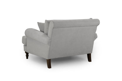 Summer Grey Fabric Armchair