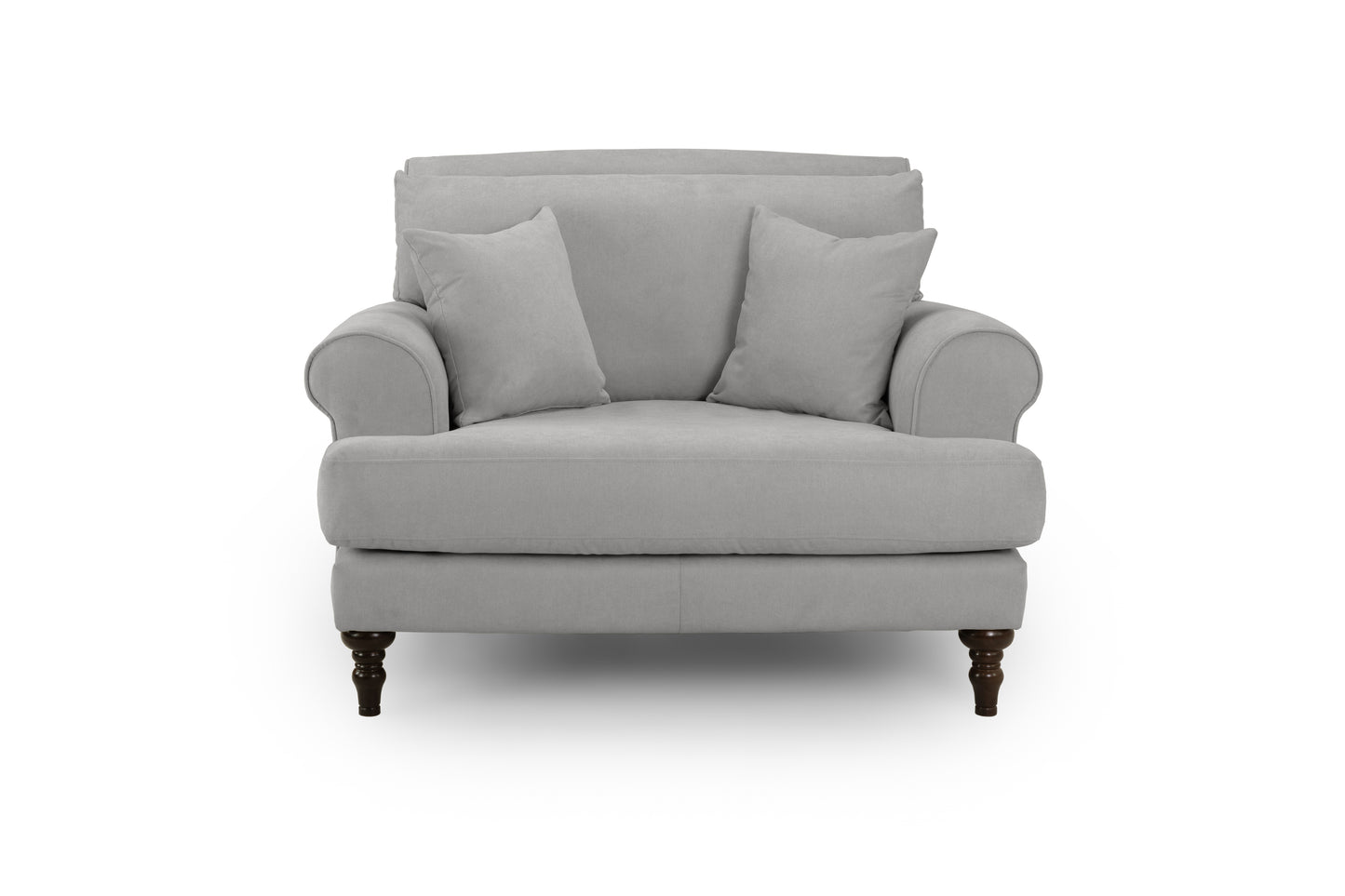 Summer Grey Fabric Armchair