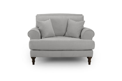 Summer Grey Fabric Armchair