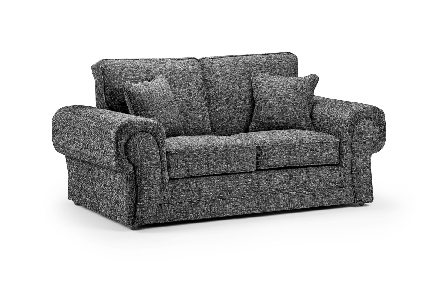 Wilcot Grey Fabric 2 Seater Sofa