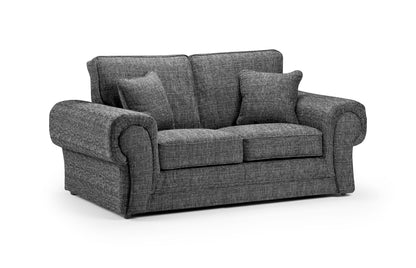Wilcot Grey Fabric 2 Seater Sofa