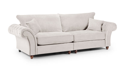Windsor Stone Fabric 4 Seater Sofa